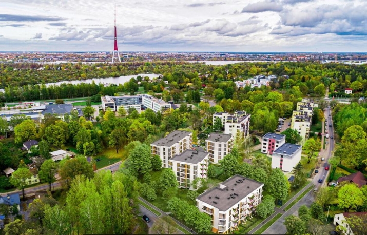 Sludinājumi. Iegādei pieejams 4-istabu dzīvokli jaunajā projektā \'Parka Kvartāls\'.  + A klases Cena: 238500 EUR Foto #1