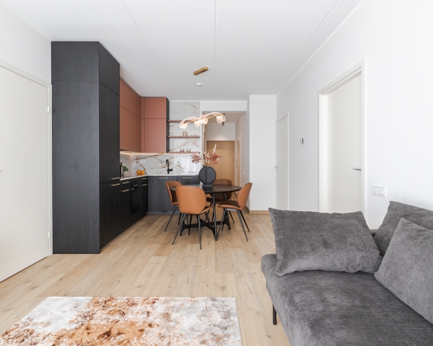 Sludinājumi. Iegādei pieejams 2-istabu dzīvokli jaunajā projektā \'Parka Kvartāls\'.  + A klases Cena: 128450 EUR Foto #1