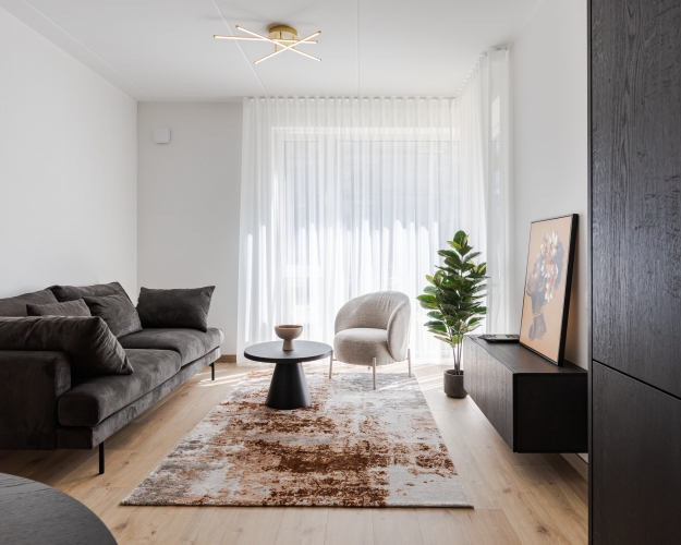 Sludinājumi. Iegādei pieejams 2-istabu dzīvokli jaunajā projektā \'Parka Kvartāls\'.  + A klases Cena: 128450 EUR Foto #4