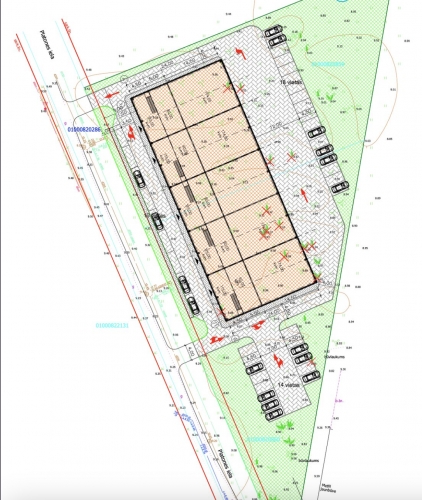 Sludinājumi. Zemes gabals Pie Kārļa Ulmaņa gatves.  + Zemes gabals 5518 m2 platībā Jauktas centra apbūves Cena: 230000 EUR Foto #2