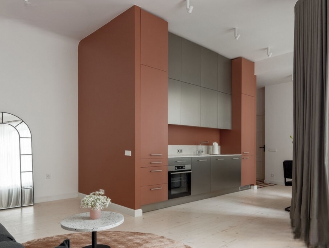 Объявление. Очаровательная 2-комнатная квартира на улице Гертрудес, 77.  Эта красиво отремонтированная квартира Цена: 950 EUR/мес. Foto #1