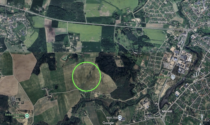 Sludinājumi. Tiek pārdota lauksaimniecības zeme Saldus novada, Zirņu pagastā, \'Liellejas\'.  Zemes lietošanas Cena: 105975 EUR Foto #3