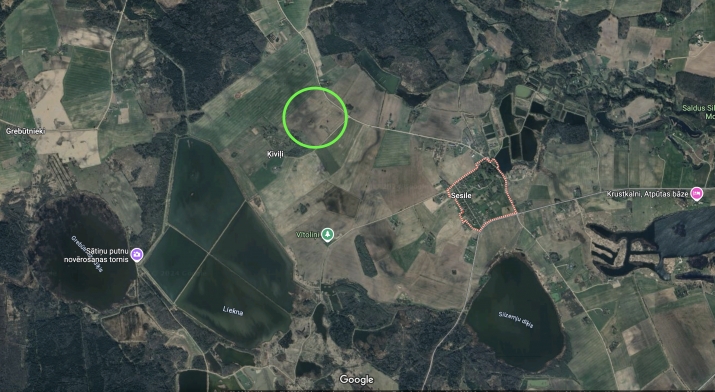 Sludinājumi. Pārdod lauksaimniecības zemi Ozoliņi, Zirņu pagastā, Saldus novadā.  Zemes vienības platība ir 18,5 Cena: 138750 EUR Foto #3