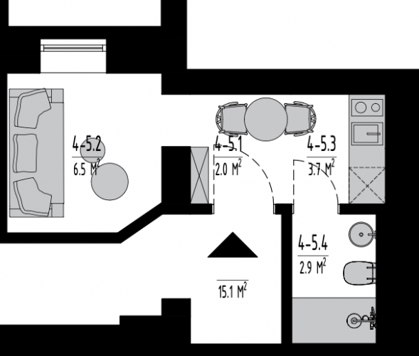 Sludinājumi. Elegants dzīvoklis \'Šefela namā\', Baznīcas ielā 5.  Aicinām Jūs kļūt par daļu no Rīgas arhitektūras Cena: 49980 EUR Foto #3
