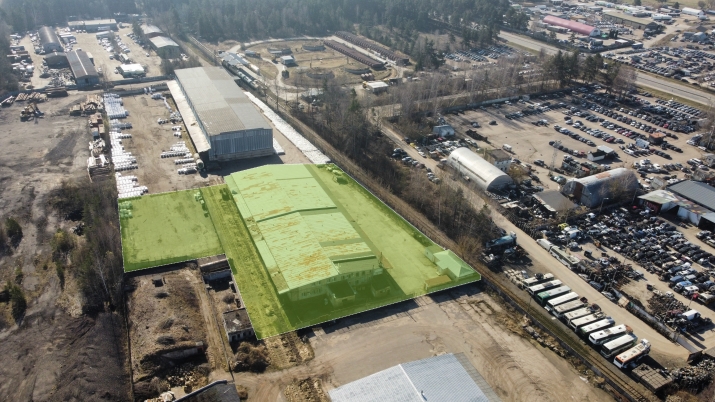 Sludinājumi. Noliktavas telpas Rumbulā.  1000 m2 noliktavas telpas aprīkotas ar apkuri; 1000 m2 noliktavas Cena: 5500 EUR/mēn Foto #2