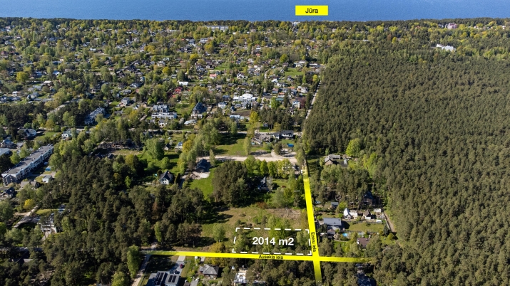 Sludinājumi. Zemes gabals patīkamā apkaimē Jūrmalā, Mellužos!   Priežu meža ielokā, ideāli izvietots zemes Cena: 136700 EUR Foto #2