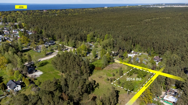 Sludinājumi. Zemes gabals patīkamā apkaimē Jūrmalā, Mellužos!   Priežu meža ielokā, ideāli izvietots zemes Cena: 136700 EUR Foto #4