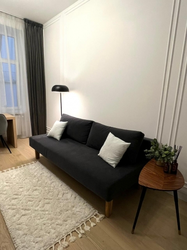 Sludinājumi. Piedāvājam mūsdienīgu, mēbelētu un aprīkotu dzīvokli pilnībā renovētā namā. Dzīvoklis atrodas Cena: 280000 EUR Foto #6