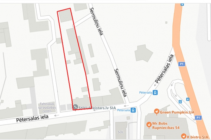 Sludinājumi. Zemes piedāvājums Rīgas centrā.  Piedāvājumā ietilpst:  Trīs stāvu noliktava ar kopējo platību 1000 Cena: 365000 EUR Foto #1