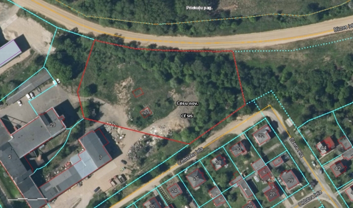 Sludinājumi. Piedāvājumā perspektīvs rūpnieciskās apbūves zemesgabals Cēsīs!  Zemesgabals ar kopējo platību Cena: 150000 EUR Foto #4