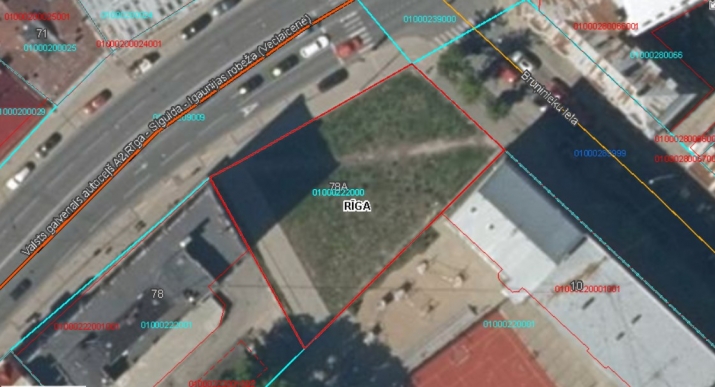 Sludinājumi. Pārdodas apbūves zeme pretī Dailes teātrim, ērta vieta Rīgas centā.  Teritorijas galvenie Cena: 1.05e+06 EUR Foto #6