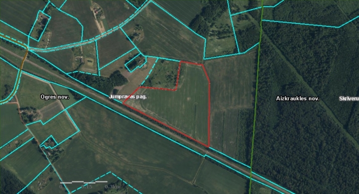 Sludinājumi. Pārdod lauksaimniecības zemi Danči un Stirnāres Jumpravas pagastā, Lielvārdes novadā.  Zemes Cena: 150000 EUR Foto #8