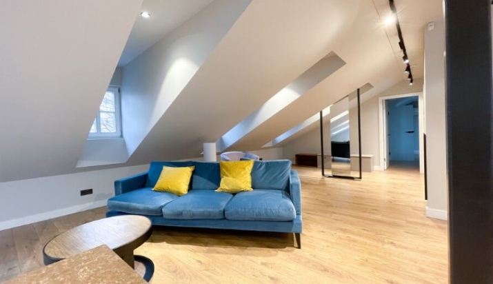 Объявление. Furnished two-room apartment in a new project on Cēsu street.  The apartment is located on the 4th Цена: 900 EUR/мес. Foto #7