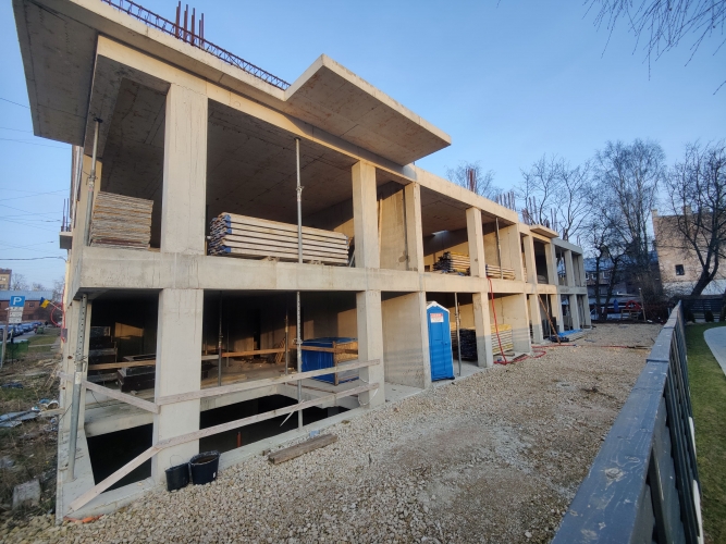 Sludinājumi. Zeme ar daudzdzīvokļu mājas būvprojektu un iesāktu būvniecību.  Projektā ir 33 dzīvokļi ar vidējo Cena: 1.25e+06 EUR Foto #6