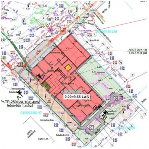 Sludinājumi. Zeme ar daudzdzīvokļu mājas būvprojektu un iesāktu būvniecību.  Projektā ir 33 dzīvokļi ar vidējo Cena: 1.25e+06 EUR Foto #8
