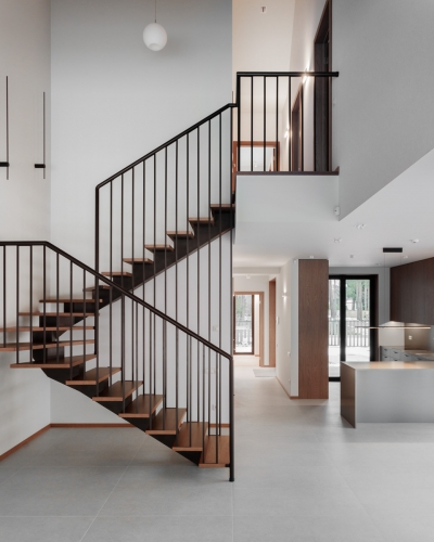 Sludinājumi. Pārdod stilīgu un energoefektīvu premium klases dvīņu māju Mellužos, vienā no klusākajām un Cena: 600000 EUR Foto #7