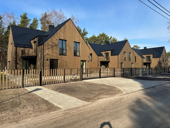 Sludinājumi. Pārdod stilīgu un energoefektīvu premium klases dvīņu māju Mellužos, vienā no klusākajām un Cena: 600000 EUR Foto #4