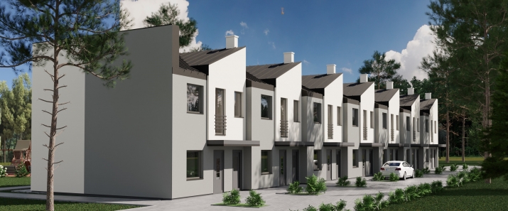 Sludinājumi. Zemesgabals ar apstiprinātu būvatļauju rindu māju projektam  6 pilnībā optimizētas sekcijas  Tiek Cena: 190000 EUR Foto #1