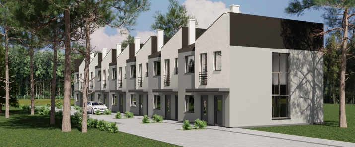 Sludinājumi. Zemesgabals ar apstiprinātu būvatļauju rindu māju projektam  6 pilnībā optimizētas sekcijas  Tiek Cena: 190000 EUR Foto #2