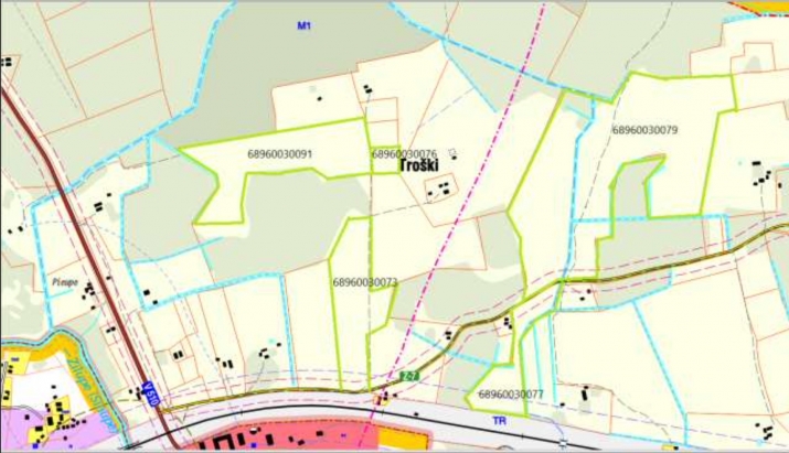 Sludinājumi. Iegādei pieejama piecu zemes gabalu pakete.  Kadastra apzīmējumi: 1. 6896 003 0073 (5,03 ha); 2. Cena: 95460 EUR Foto #6