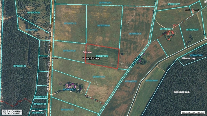 Sludinājumi. Pārdod lauksaimniecības zemi Ziemeļblāzmas, Užavas pagastā., Ventspils novadā.  Zemes vienības Cena: 36000 EUR Foto #8