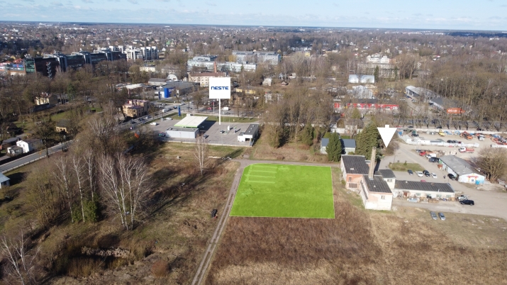 Объявление. Аренда поля в Зиепиеккалнсе.  + Огороженная территория; + Почвенный покров; + Возможно подключение Цена: 1750 EUR/мес. Foto #1