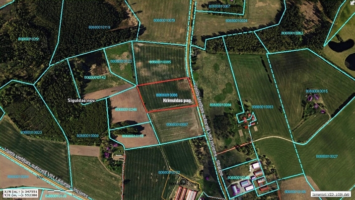 Sludinājumi. Pārdod lauksaimniecības zemi Līdumiņi, Krimuldas pagastā., Siguldas novadā.  Zemes vienības platība Cena: 24000 EUR Foto #6