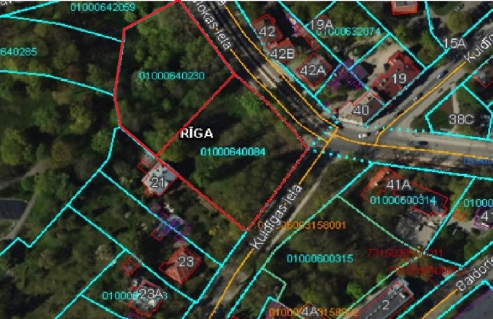 Sludinājumi. Attīstības zeme Āgenskalnā  Slokas iela 43/45, Rīga  Pārdod 2 apbūves zemes gabalus (kopā 7105 m) Cena: 1.06575e+06 EUR Foto #5