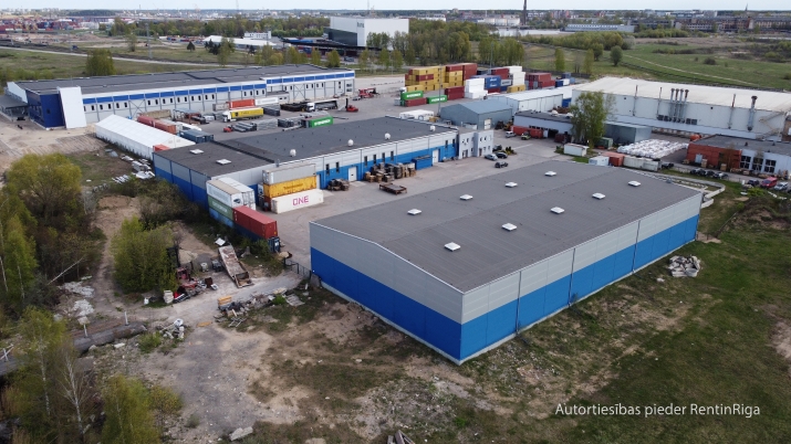 Объявление. Отапливаемые складские помещения в Рижском Свободном порту, улица Урьекстес 18C. Помещения Цена: 8334 EUR/мес. Foto #2
