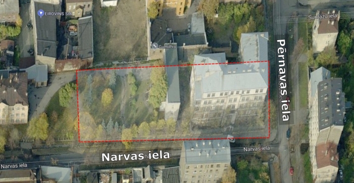 Sludinājumi. Pārdod investīciju objektu Pērnavas ielā 70!  Īpašums sastāv no diviem zemesgabaliem ar kopējo Cena: 1.3e+06 EUR Foto #2