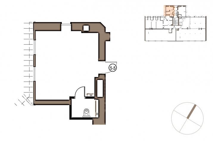 Sludinājumi. Studio dzīvoklis renovētā projektā Klusajā Centrā.  Cenā iekļauta jumta seguma maiņa un papildu Cena: 70000 EUR Foto #7