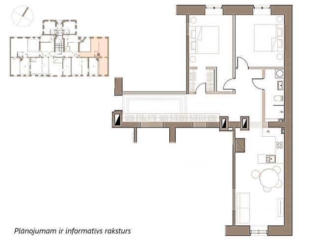 Sludinājumi. Izvērtēšanas vērts dzīvoklis ar atlaidi Klusajā Centrā.  Dzīvoklis ar kamīnu, skatu uz Latvijas Cena: 179000 EUR Foto #5