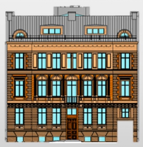 Sludinājumi. Pārdod investīciju objektu Rīgas klusajā centrā. Pašlaik objekts sastāv no renovējamas trīs stāvu Cena: 580000 EUR Foto #3