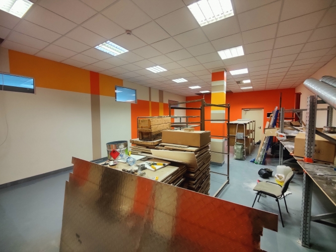 Sludinājumi. Apsildāma ražošanas vai noliktavas telpa 2.stāvā.  - viena liela telpa; - tikko izremontēta; - Cena: 385 EUR/mēn Foto #5