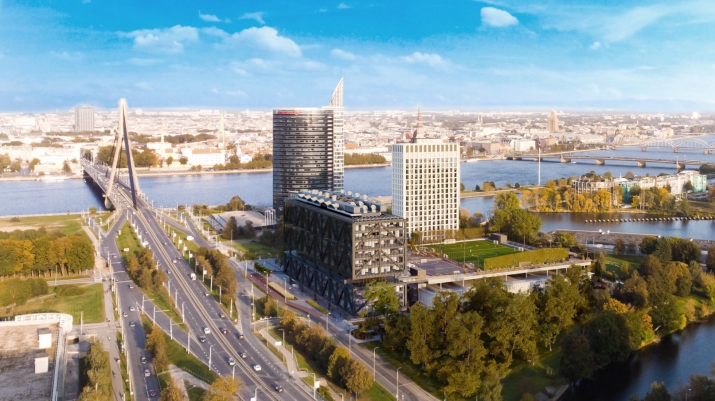 Sludinājumi. Preses Nama Kvartāls  stilīgākā biroju ēka Rīgā!  + Biroji būs pieejami jau 2026. gada septembrī + Cena: 8500 EUR/mēn Foto #2