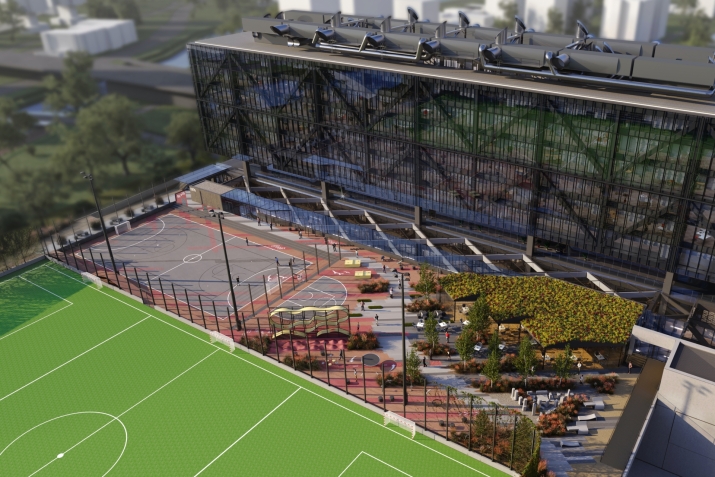 Sludinājumi. Preses Nama Kvartāls  stilīgākā biroju ēka Rīgā!  + Biroji būs pieejami jau 2026. gada septembrī + Cena: 8500 EUR/mēn Foto #9