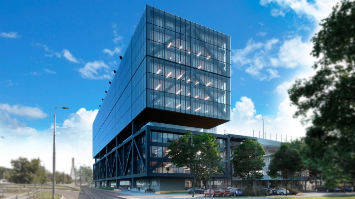 Sludinājumi. Preses Nama Kvartāls  stilīgākā biroju ēka Rīgā!  + Biroji būs pieejami jau 2026. gada augustā + Cena: 34000 EUR/mēn Foto #1