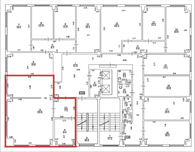 Sludinājumi. Gaišas un kvalitatīvas biroja telpas Purvciemā, netālu no tirdzniecības centra Domina.  Nomas maksa Cena: 432 EUR/mēn Foto #6
