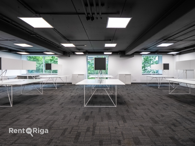 Объявление. Furnished open-plan office in a newly built office building in the Quiet Centre.  The space Цена: 1338 EUR/мес. Foto #1