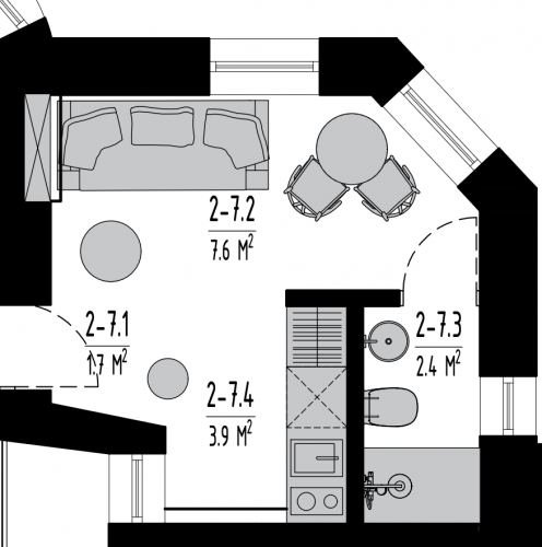 Sludinājumi. Elegants dzīvoklis \'Šefela namā\', Baznīcas ielā 5.  Aicinām Jūs kļūt par daļu no Rīgas arhitektūras Cena: 53040 EUR Foto #3