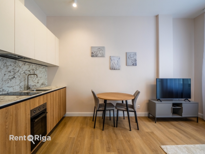 Sludinājumi. Elegants un kvalitatīvi izveidots dzīvoklis vienā no visstraujāk attīstošajām Rīgas centra apkaimēm Cena: 119000 EUR Foto #1