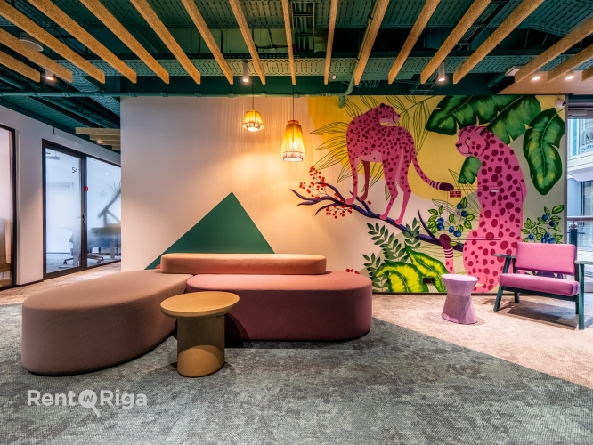 Sludinājumi. Iznomā Co-working space biroju Galerija Rīga!  Bez sākotnējiem ieguldījumiem  pilnībā aprīkots un Cena: 2550 EUR/mēn Foto #3