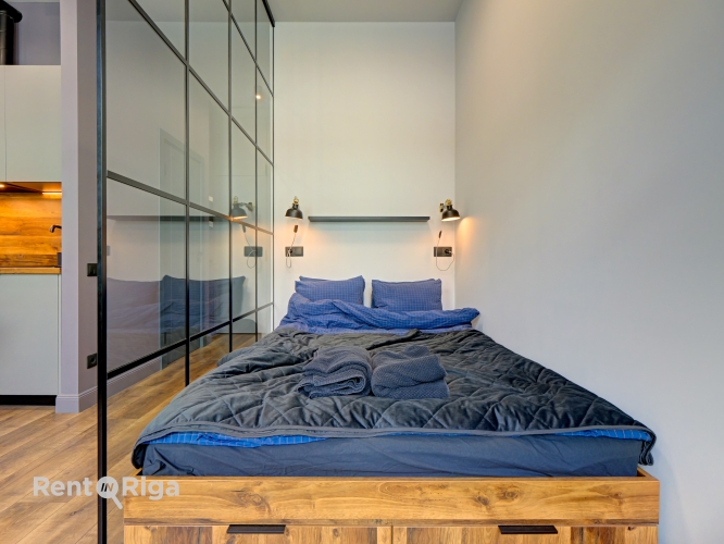 Sludinājumi. Investīciju iespēja Rīgas centrā  pilnībā aprīkots studio tipa dzīvoklis ar dizainu, kas pārdomāts Cena: 100000 EUR Foto #6