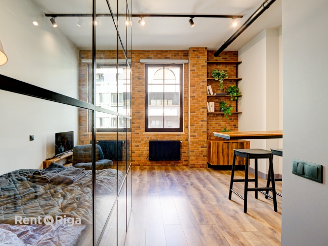 Sludinājumi. Investīciju iespēja Rīgas centrā  pilnībā aprīkots studio tipa dzīvoklis ar dizainu, kas pārdomāts Cena: 100000 EUR Foto #9
