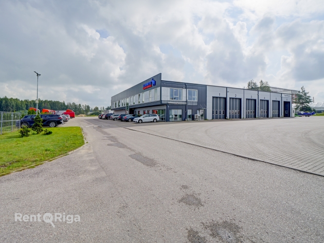 Sludinājumi. Mūsdienīgas telpas ar paceļamajiem vārtiem telpu abās puses.  + Griestu augstum 7m, gāzes pūtēji; + Cena: 1235 EUR/mēn Foto #2