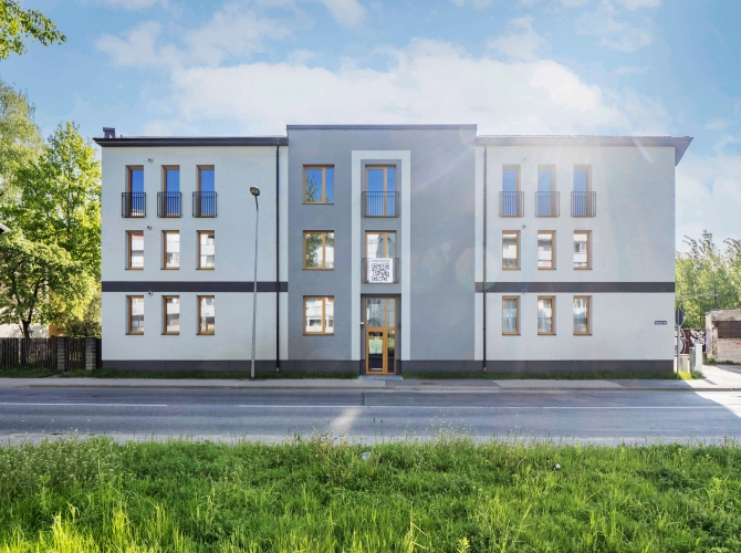 Объявление. Продаётся помещение, подходящее под офис, в новом здании на пересечении улиц Баускас и Вея. Цена: 119995 EUR Foto #1