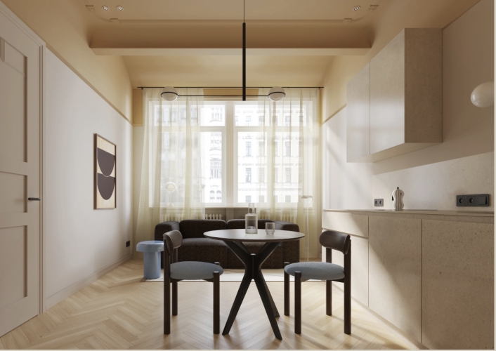 Sludinājumi. Premium klases 2-istabu dzīvoklis Rīgas vēsturiskajā centrā  Baznīcas ielā 5, Šefela namā.  Cena: 143412 EUR Foto #4