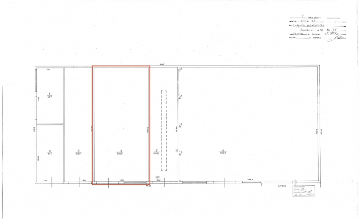 Sludinājumi. Ilgtermiņa nomai tiek piedāvāts siltināts angārs ar šādām priekšrocībām.  + Atvērta tipa plānojuma Cena: 1405 EUR/mēn Foto #6