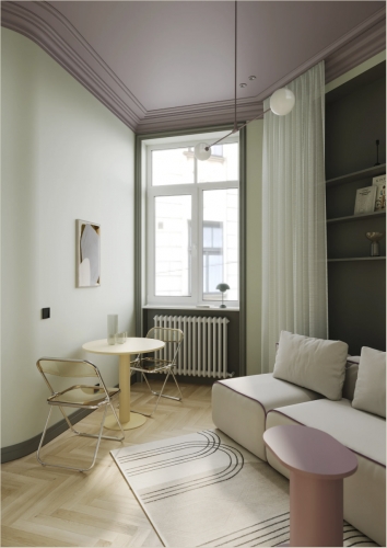 Sludinājumi. Premium klases studio dzīvoklis Rīgas vēsturiskajā centrā  Baznīcas ielā 5, Šefela namā.  Dzīvokļa Cena: 53040 EUR Foto #3