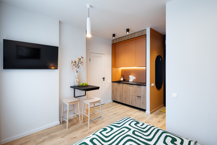 Sludinājumi. Studio tipa dzīvoklis ar dizainu, kas pārdomāts līdz pēdējai detaļai un komfortu, kas sajūtams Cena: 85000 EUR Foto #4